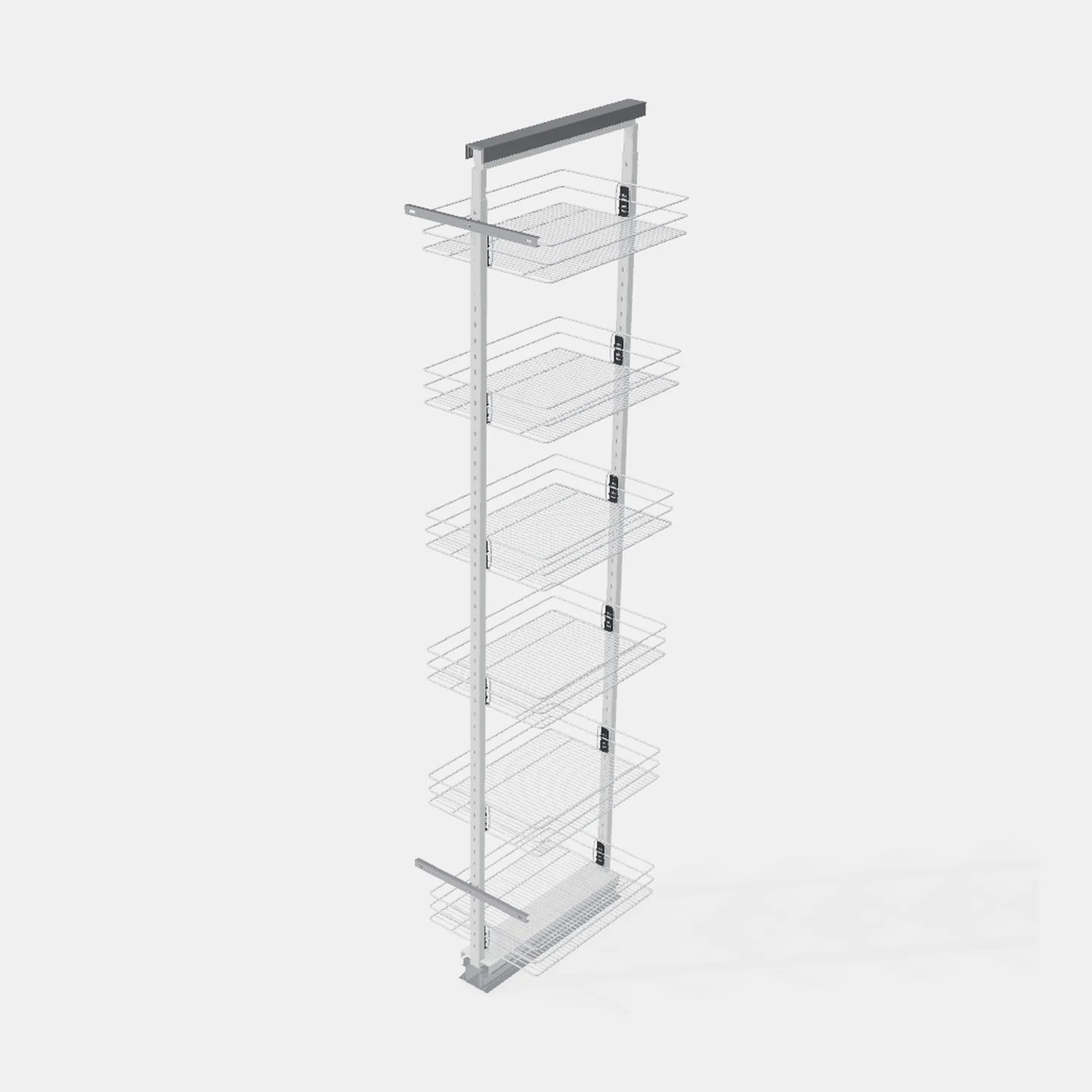 Ancho 400mm 6 Bandejas Al x An x Pr(mm): 1850-2000x330x510