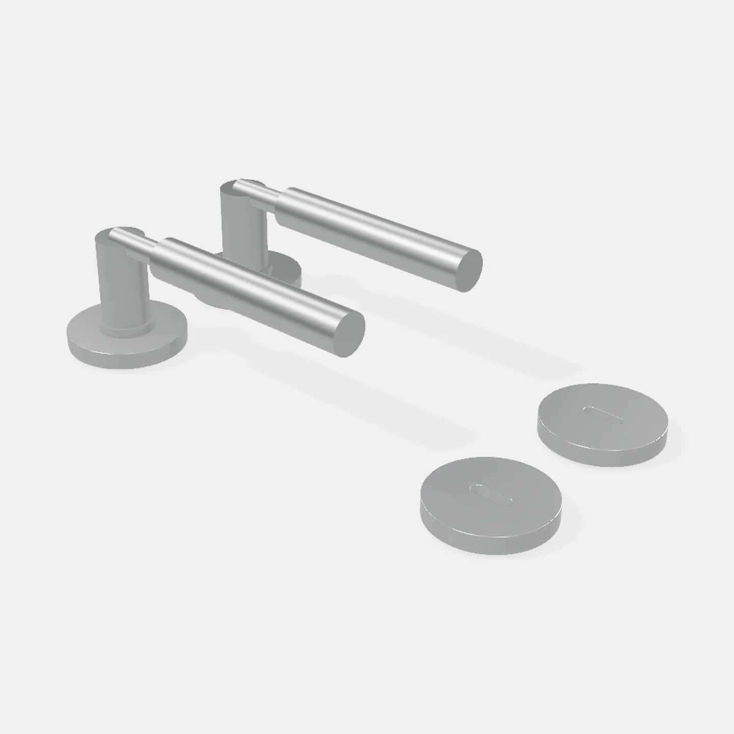 Picaporte Doble Balancín Modelo 04 Acero Inoxidable