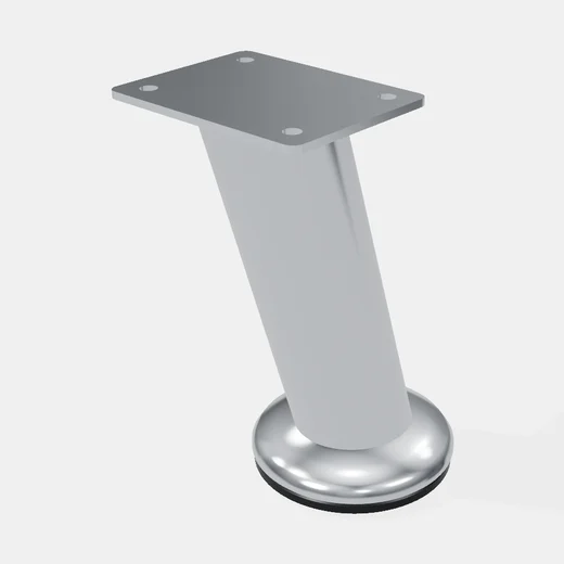 Pata Metálica para Sofá 05 Recta 120mm
