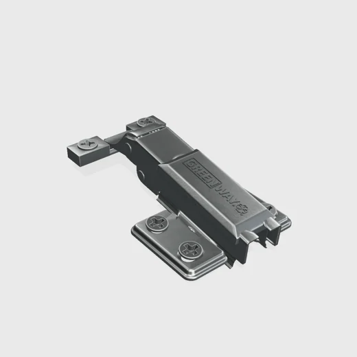 Bisagra Para Perfil de Aluminio Cierre Suave - Codo 0 + Tornillos