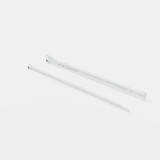 Set Corredera Metálica Z 0,9mm 450mm Blanca