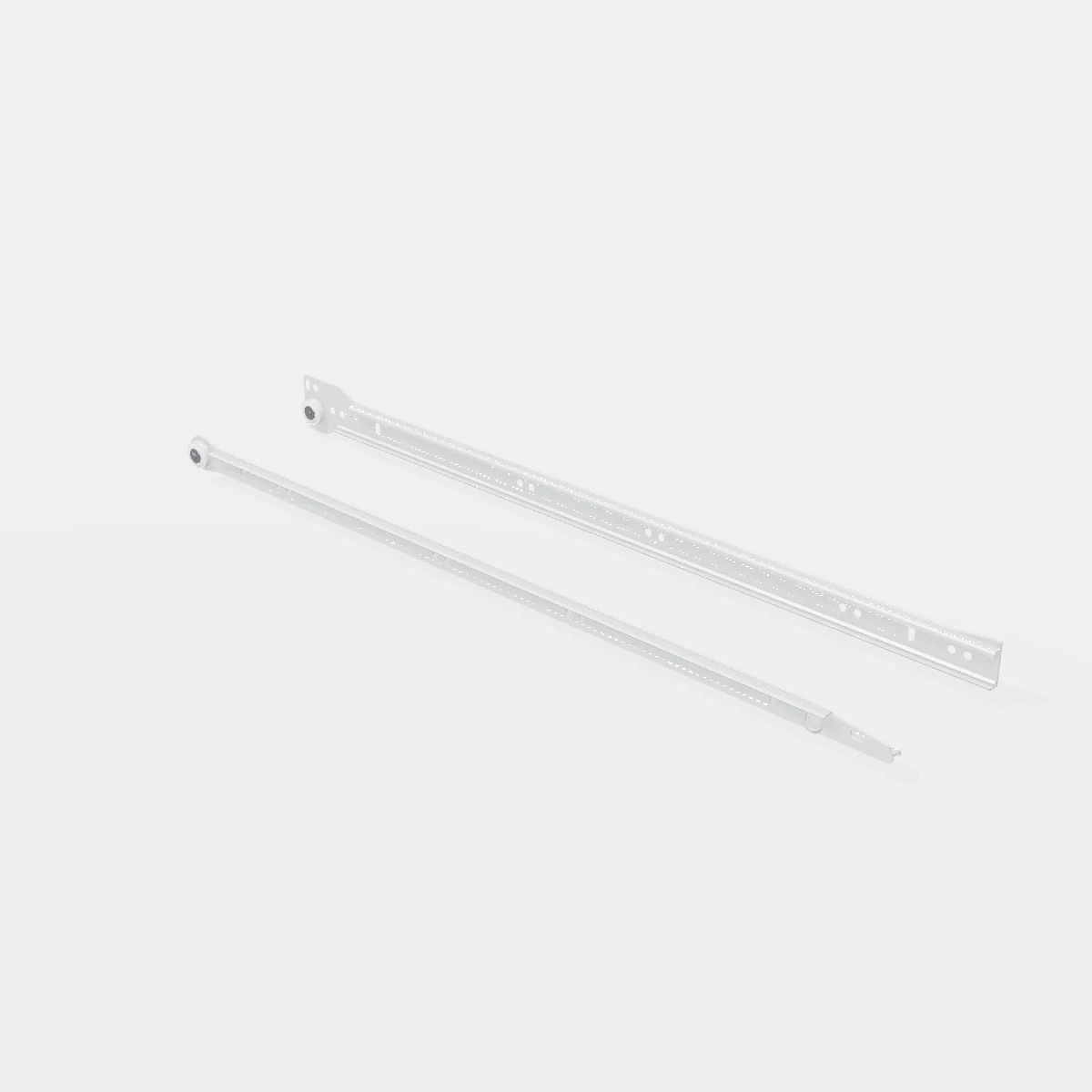 Set Corredera Metálica Z 0,9mm 500mm Blanca