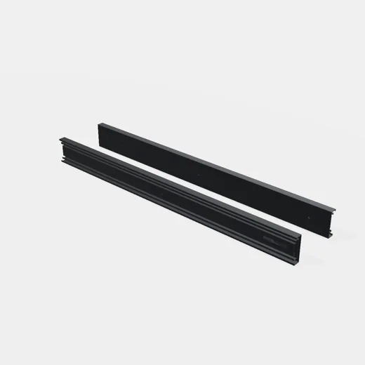 Corredera Telescópica 42mm Extracción Total - L: 500mm Negro