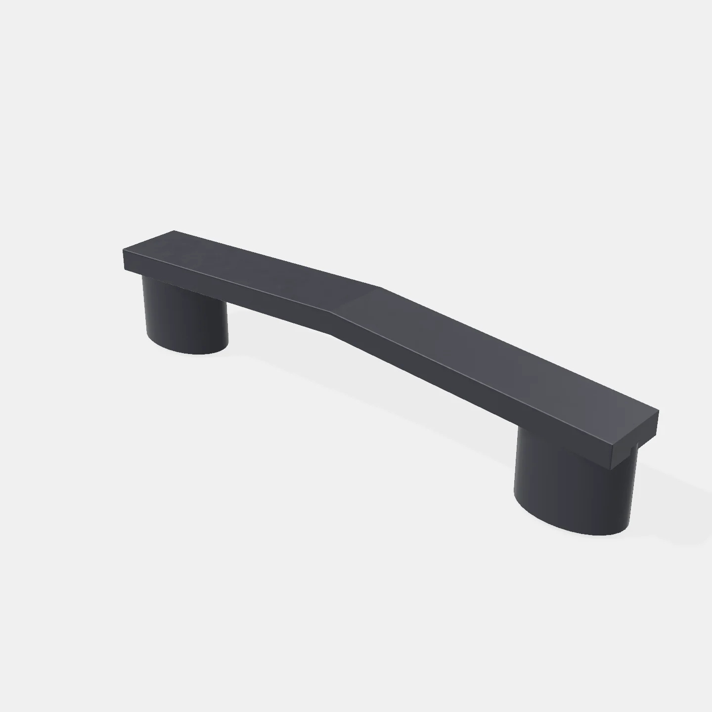 Manija Tirador 10 Negro Satinado 96mm