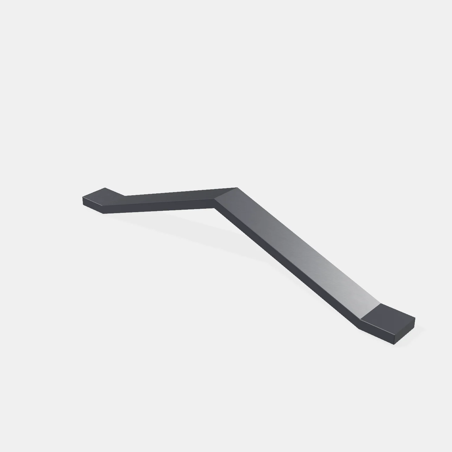 Manija Tirador 15 Cubik Acero Negro Satinado 128mm