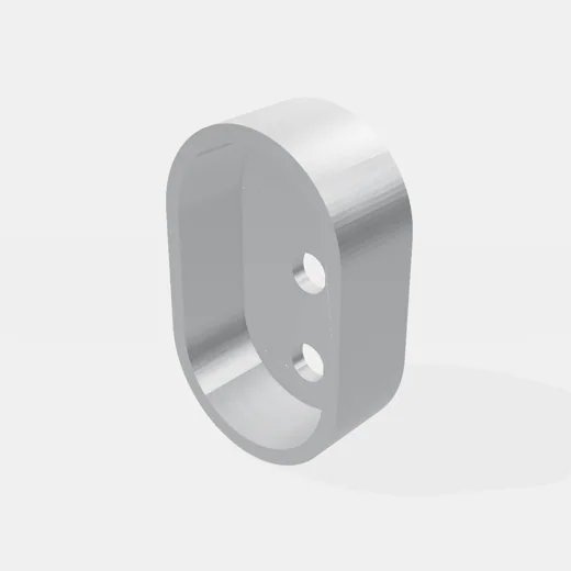 Soporte Lateral Para Barral - Medida Interna (mm) 15x30mm - Material Zamak