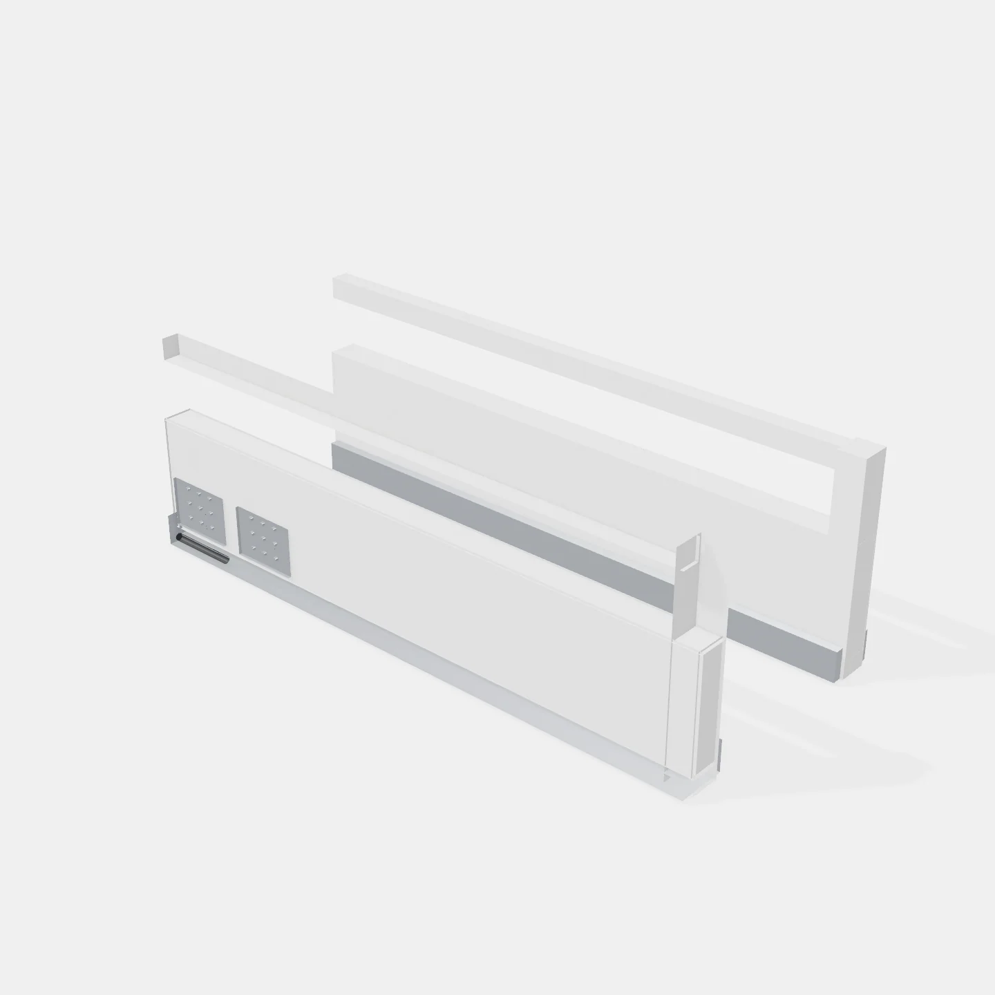 Sistema Lateral Tandem Box + Cierre Suave - Altura: 135mm