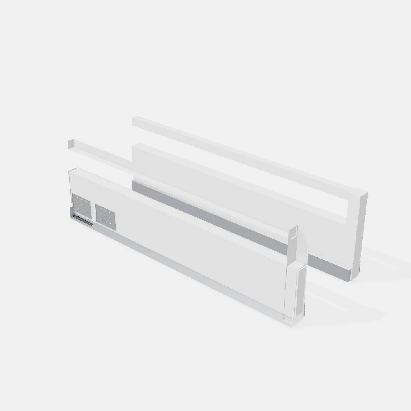 Sistema Lateral Tandem Box + Cierre Suave - Altura: 135mm