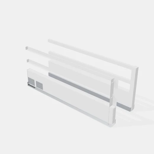 Sistema Lateral Tandem Box + Cierre Suave - Altura: 199mm