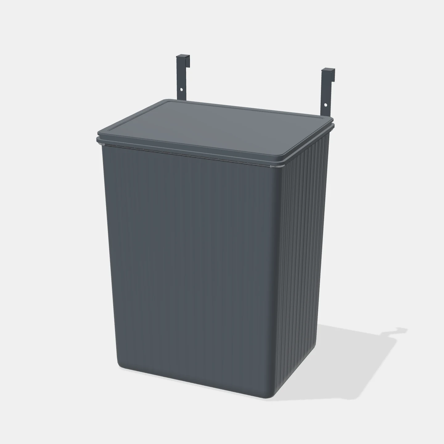 Porta Residuos P/Puerta Colgante 14lt. Color ANTRACITA Al x An x Pr(mm): 230x260x340