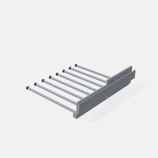 Pantal. Lat Extr 8 Prendas Antracita 400x460x120mm Izq