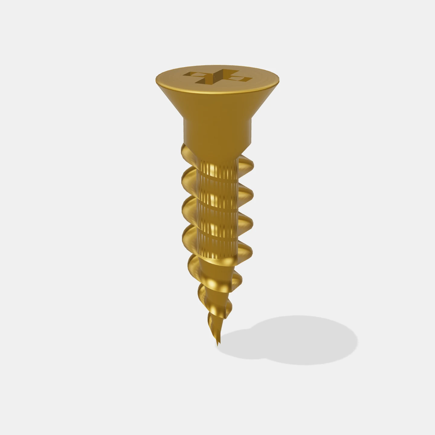 Tornillo Fix 4.0x16mm Phillips Amarillo - Origen China