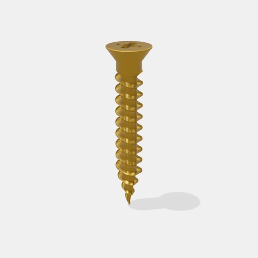 Tornillo Fix 4.0x25mm Phillips Amarillo