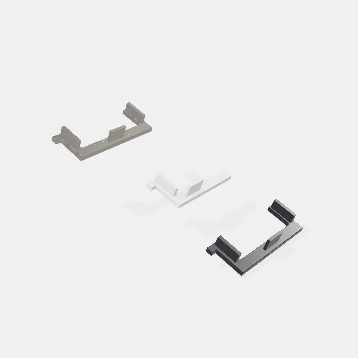 Terminal Zamak Para Canto Curvo 18mm - Cromado