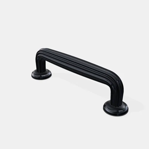 Manija Tirador 07 Clásica Negro Satinado 96mm